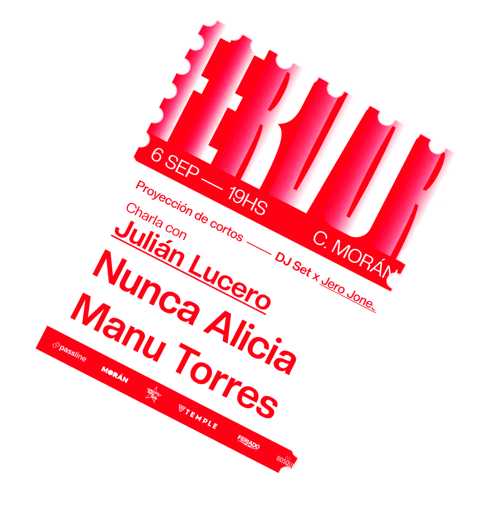 FERVOR — flyer charla con Julián Lucero
