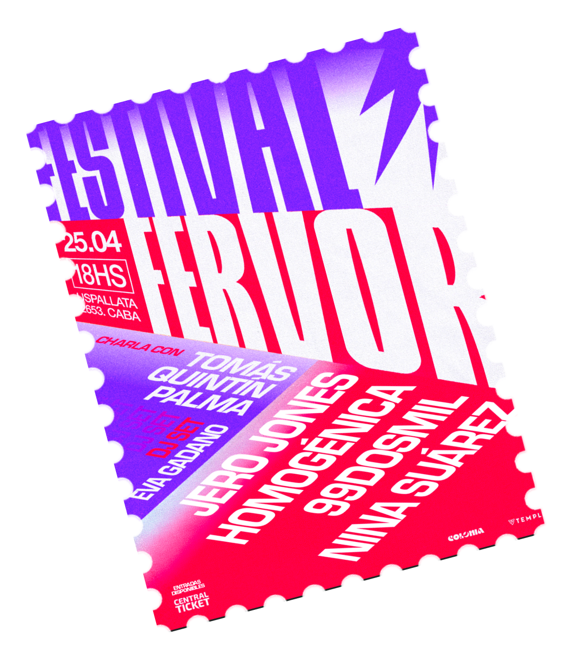 FERVOR — flyer Festival 25.04