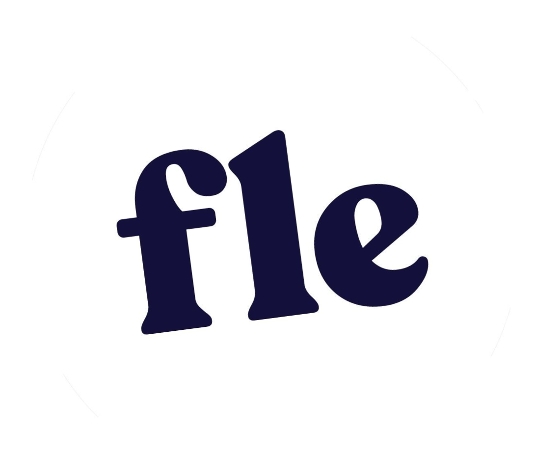 FLE — logo violeta